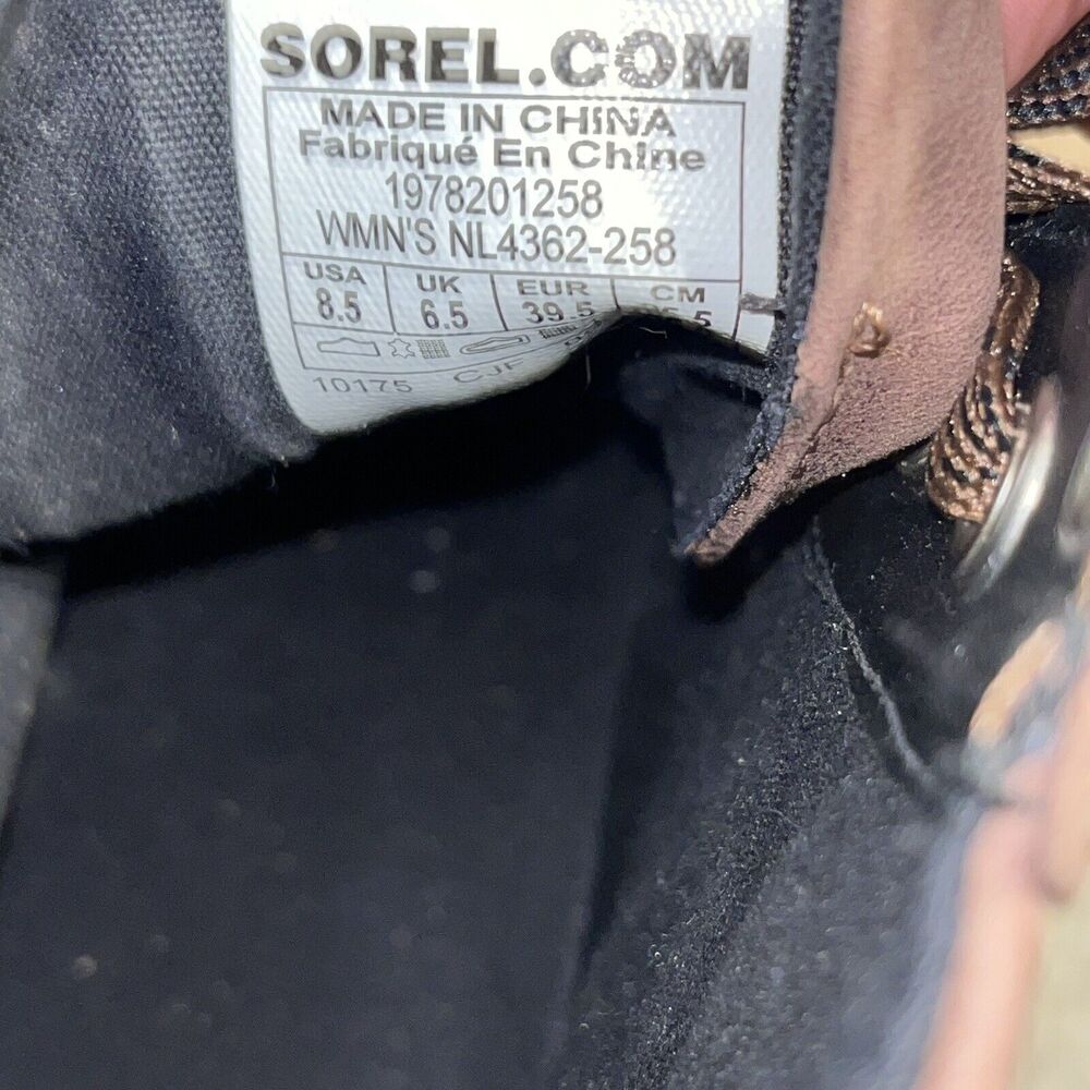 Sorel Women's Joan of Arctic Wedge III Lexie Boots (Tobacco) NL4362 Sz 8.5 - Picture 5 of 5